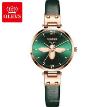 OLEVS Marque Mini Belle Dame Montres À Quartz Usine Logo OEM Pas Cher Prix Mode Jeunes Filles Robe Montre